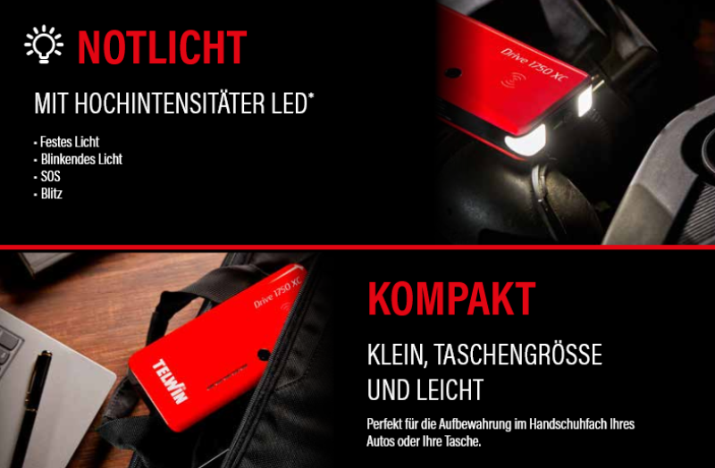 Telwin Starthilfe Drive 1750 XC 12 Volt